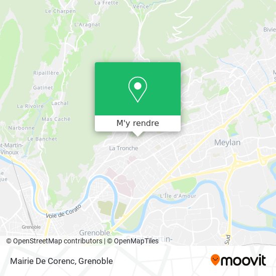 Mairie De Corenc plan