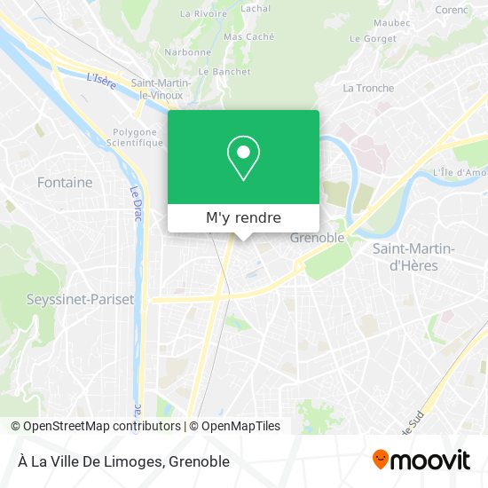 À La Ville De Limoges plan