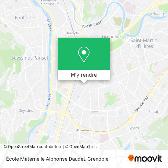 École Maternelle Alphonse Daudet plan