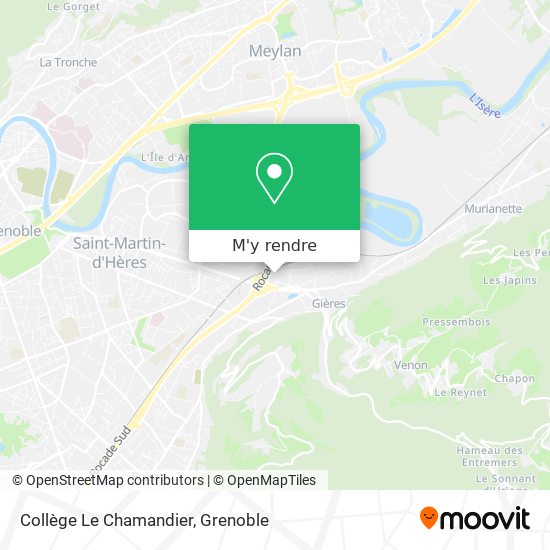 Collège Le Chamandier plan