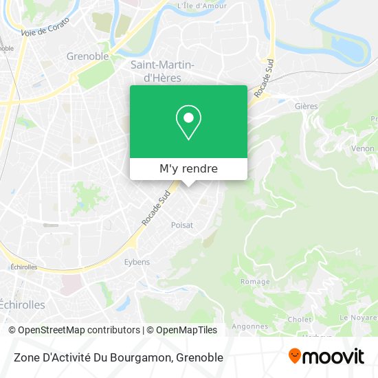 Zone D'Activité Du Bourgamon plan