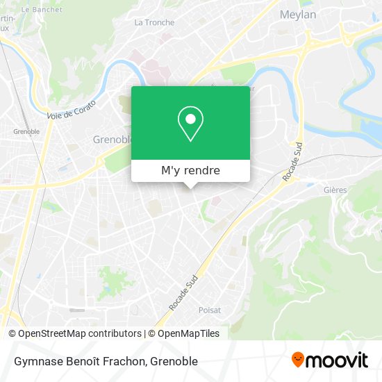 Gymnase Benoît Frachon plan