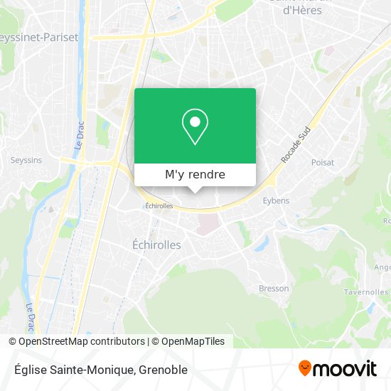 Église Sainte-Monique plan