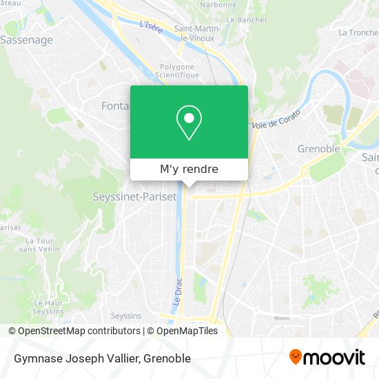 Gymnase Joseph Vallier plan