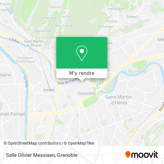 Salle Olivier Messiaen plan