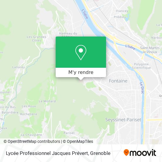 Lycée Professionnel Jacques Prévert plan