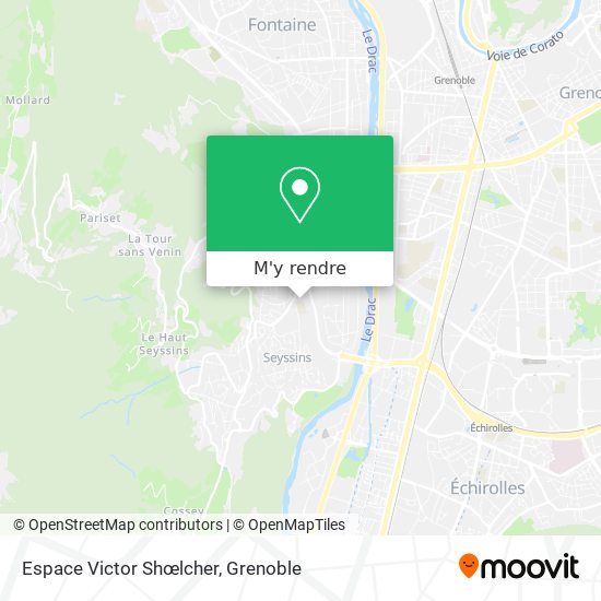 Espace Victor Shœlcher plan