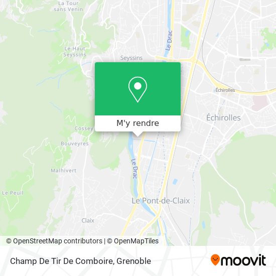 Champ De Tir De Comboire plan