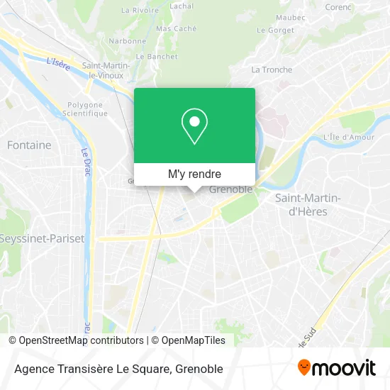 Agence Transisère Le Square plan
