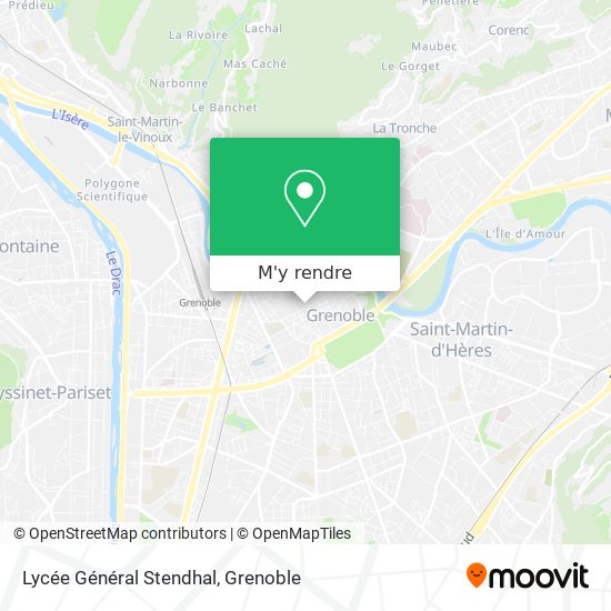 Lycée Général Stendhal plan