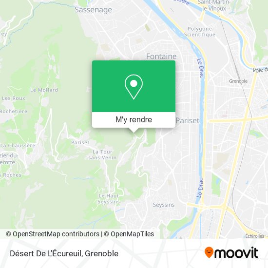 Désert De L'Écureuil plan