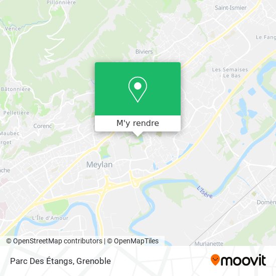 Parc Des Étangs plan