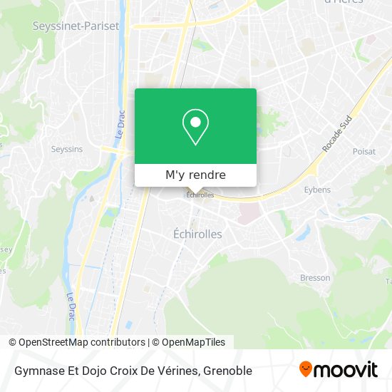 Gymnase Et Dojo Croix De Vérines plan