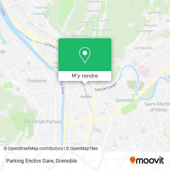 Parking Enclos Gare plan
