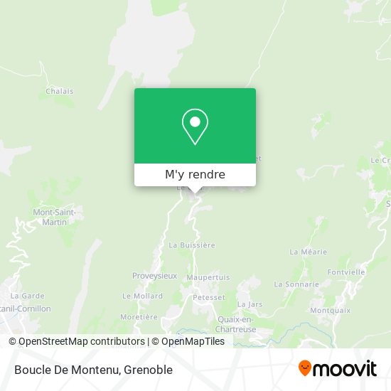Boucle De Montenu plan