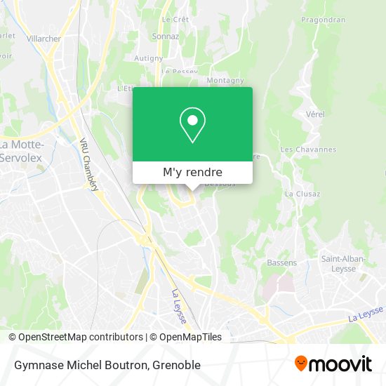 Gymnase Michel Boutron plan