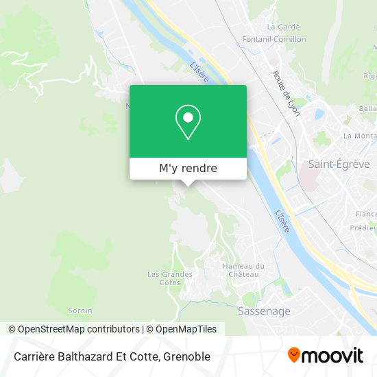 Carrière Balthazard Et Cotte plan