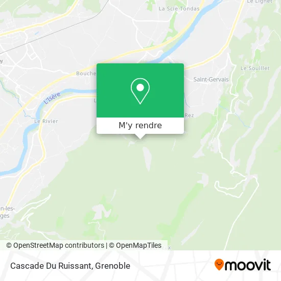 Cascade Du Ruissant plan