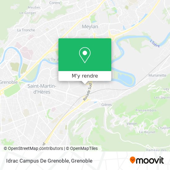 Idrac Campus De Grenoble plan