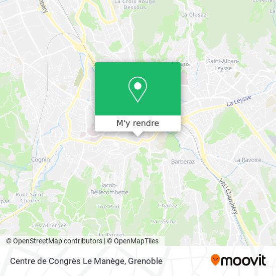 Centre de Congrès Le Manège plan