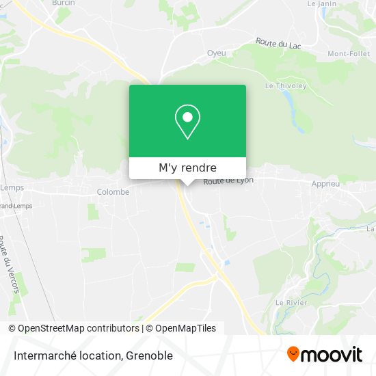 Intermarché location plan