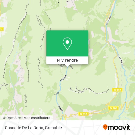 Cascade De La Doria plan