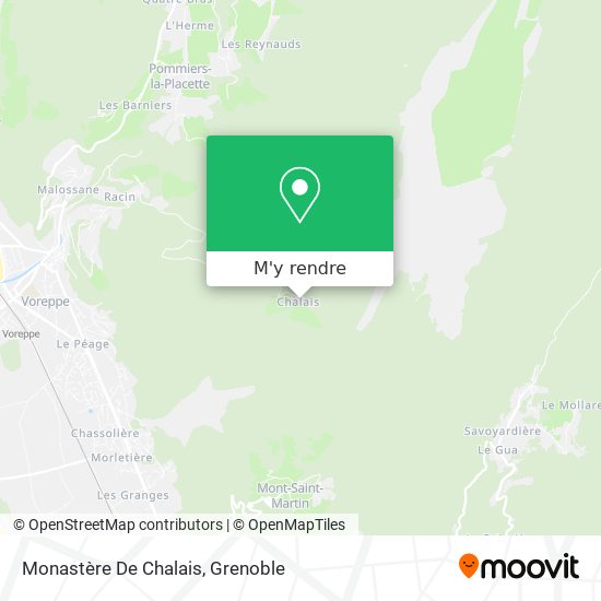 Monastère De Chalais plan