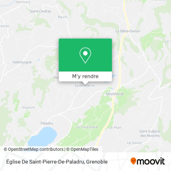Église De Saint-Pierre-De-Paladru plan