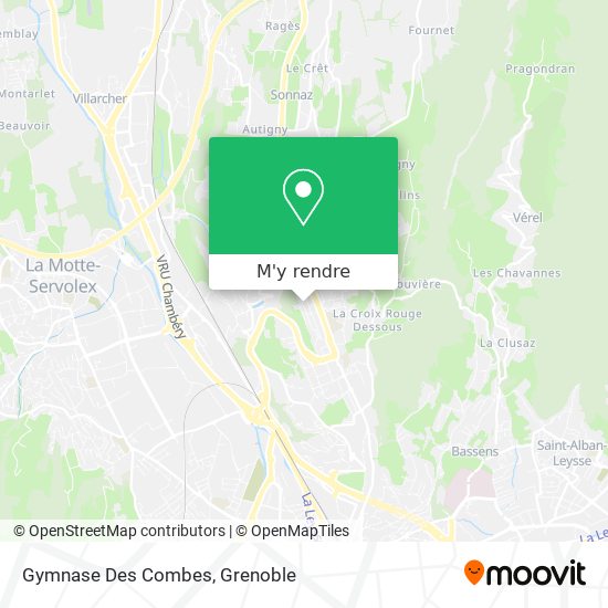 Gymnase Des Combes plan