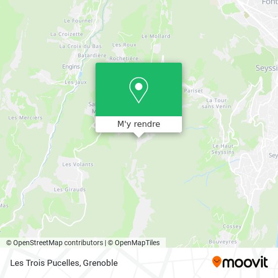 Les Trois Pucelles plan