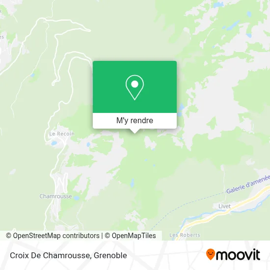 Croix De Chamrousse plan