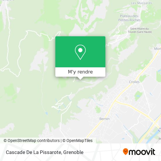 Cascade De La Pissarote plan