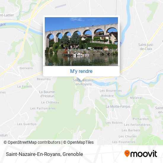 Saint-Nazaire-En-Royans plan
