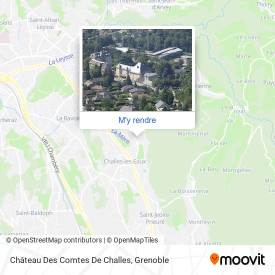 Château Des Comtes De Challes plan