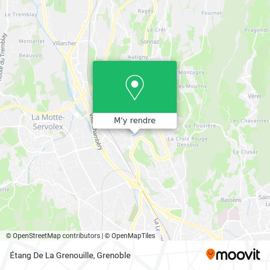 Étang De La Grenouille plan
