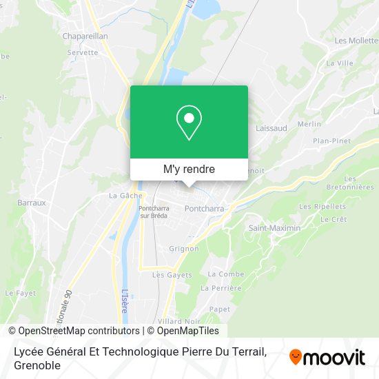Lycée Général Et Technologique Pierre Du Terrail plan