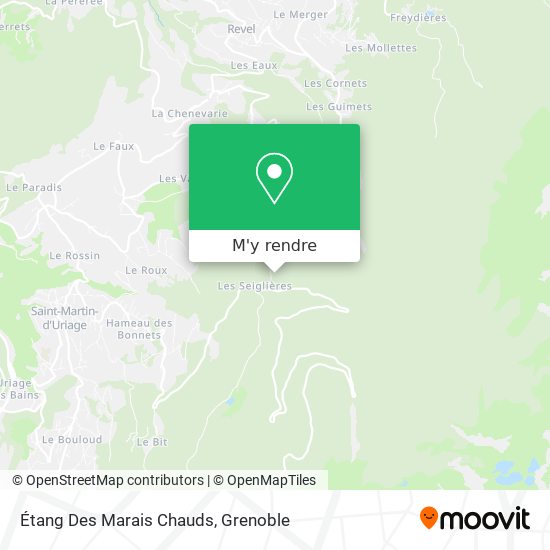 Étang Des Marais Chauds plan