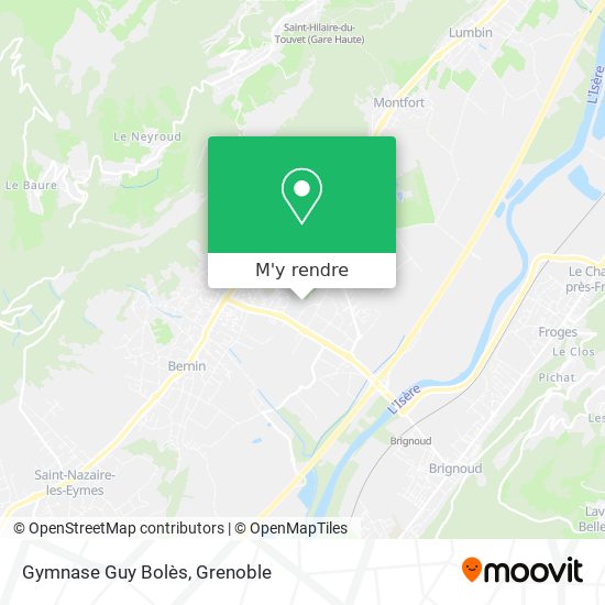 Gymnase Guy Bolès plan
