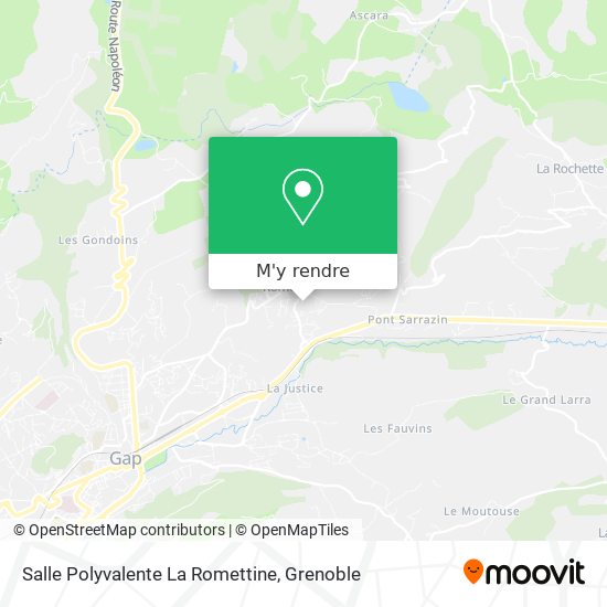 Salle Polyvalente La Romettine plan