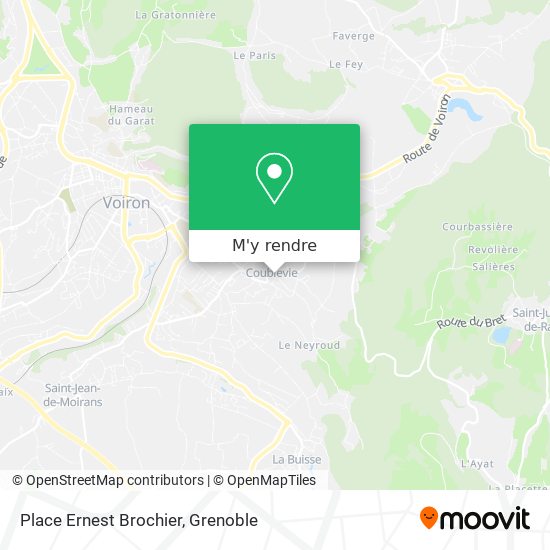 Place Ernest Brochier plan