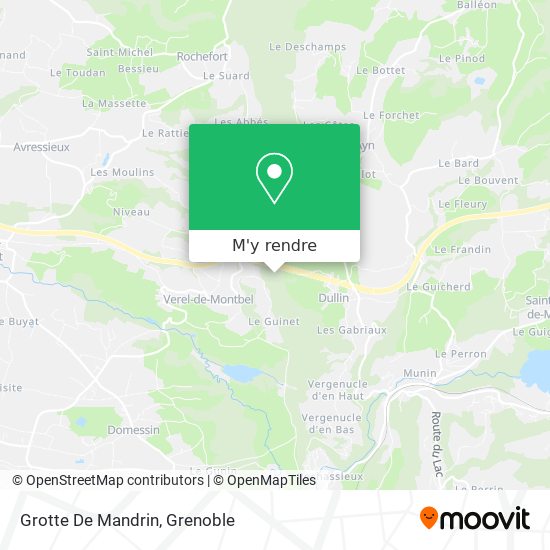 Grotte De Mandrin plan