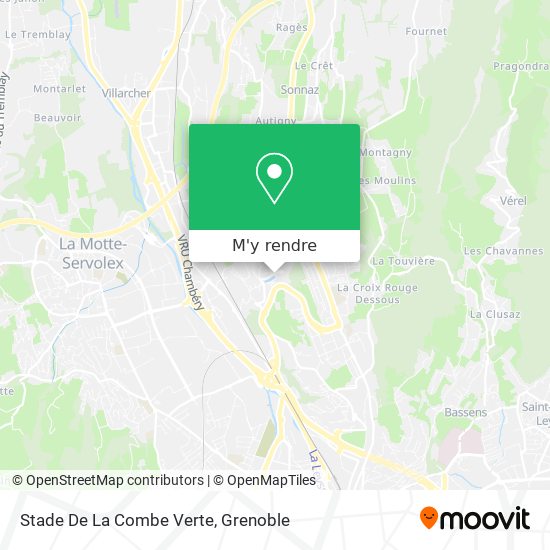 Stade De La Combe Verte plan