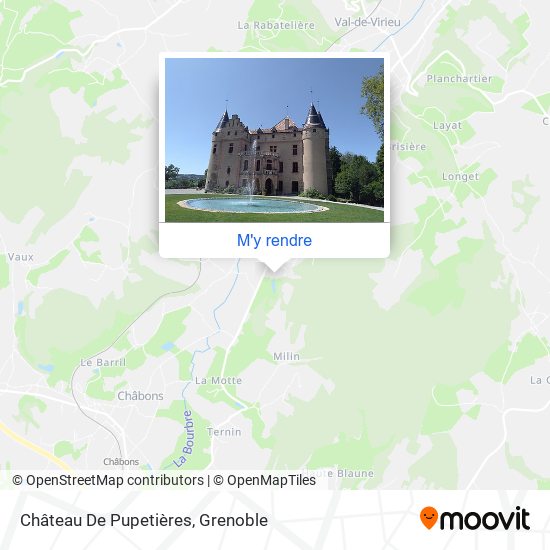 Château De Pupetières plan