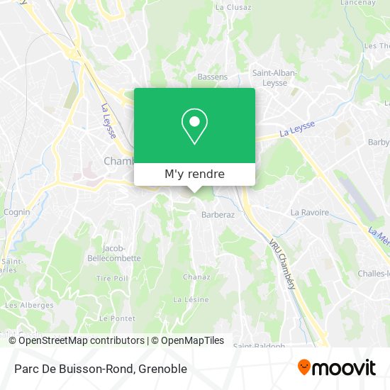 Parc De Buisson-Rond plan