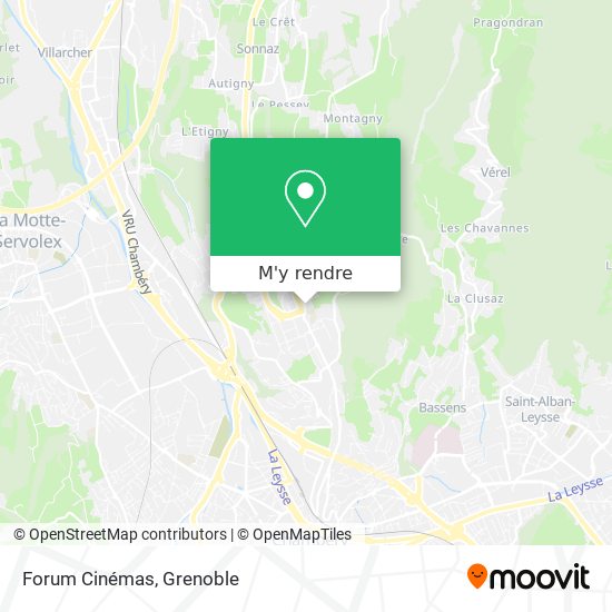 Forum Cinémas plan