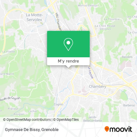 Gymnase De Bissy plan