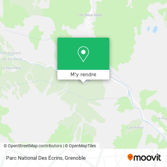 Parc National Des Écrins plan