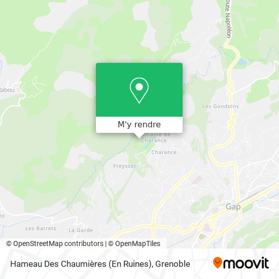 Hameau Des Chaumières (En Ruines) plan