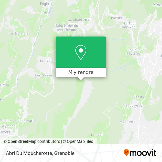 Abri Du Moucherotte plan