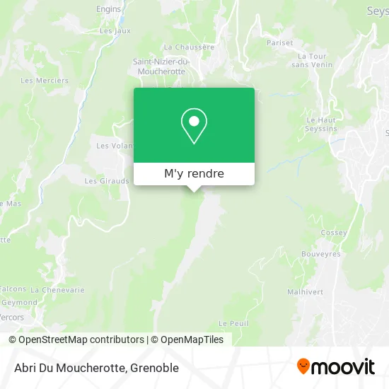 Abri Du Moucherotte plan